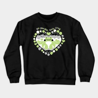 No gender, only frog [agender] Crewneck Sweatshirt